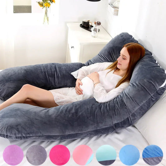 Bloom Rest: U-Shape Comfort for Expectant Mothers