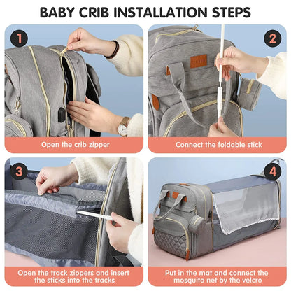 Nappy Nomad: The Ultimate Baby Travel Companion: Versatile, Organized