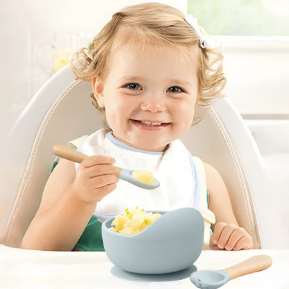 Tiny Bites Trio: Suction Feeding Set for Little Ones