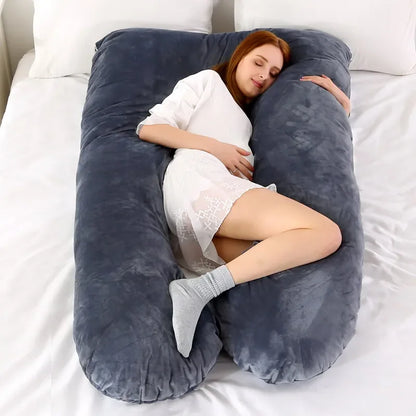 Bloom Rest: U-Shape Comfort for Expectant Mothers