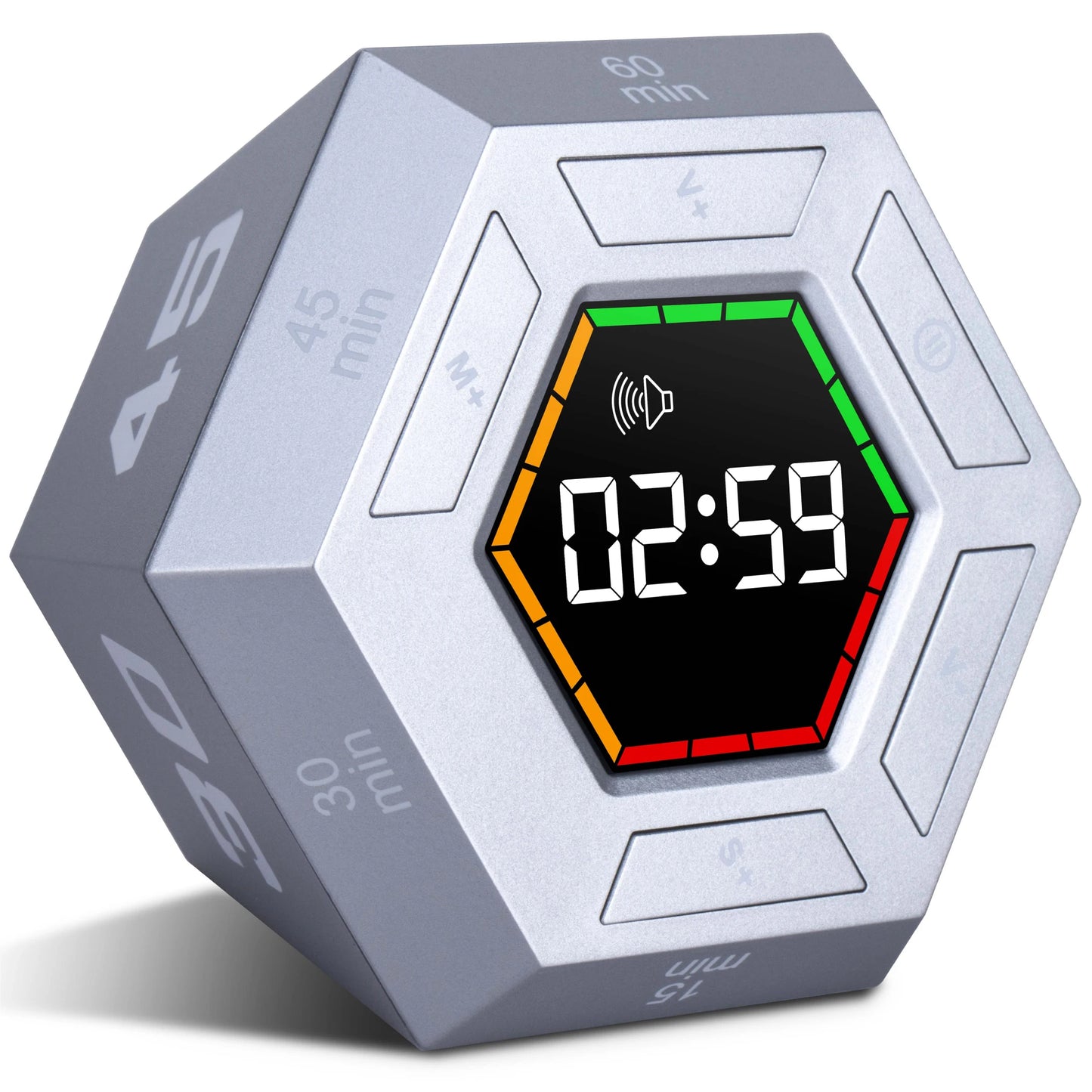 Focus Flow Hex: Magnetic Pomodoro Timer: Smart, Versatile