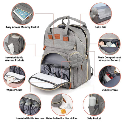 Nappy Nomad: The Ultimate Baby Travel Companion: Versatile, Organized